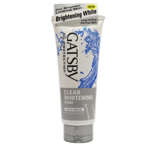 فوم شستشوی صورت سفید کننده گتسبی مدل clear whitening (اصل)
