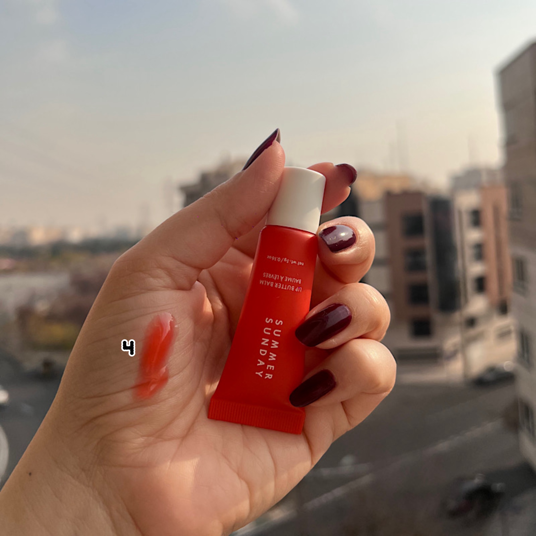 لیپ گلاس تیوپی Summer Sunday شماره 4-0