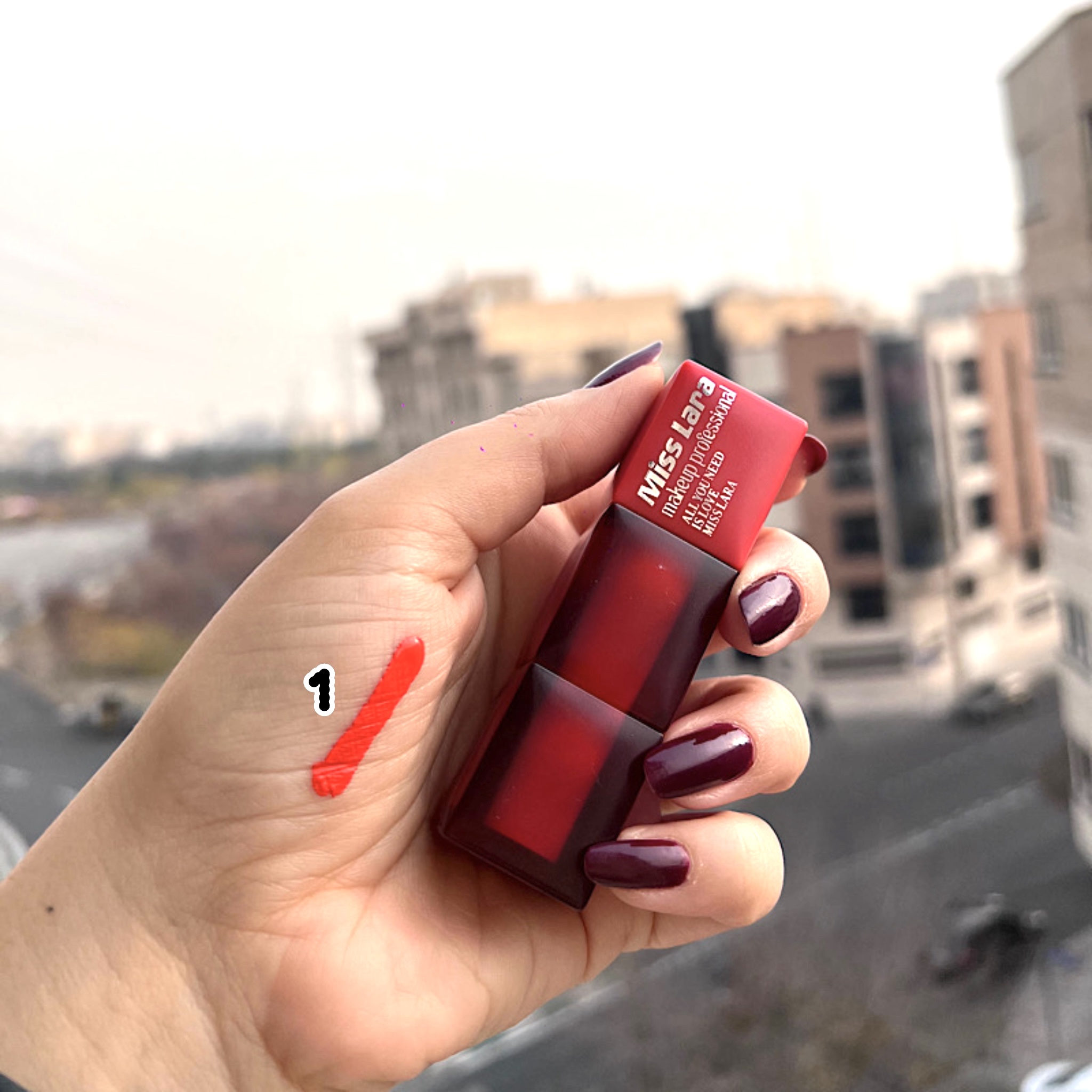 رژ خیس میس لارا Miss Lara شماره 1-0